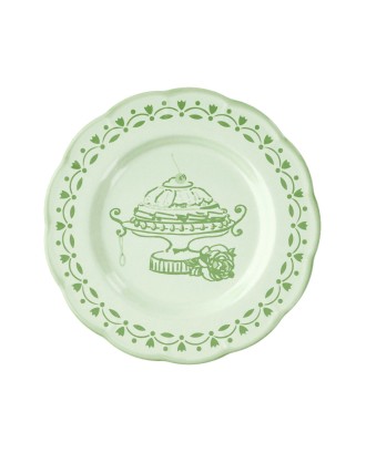 Farfurie pentru desert, melamina, 21 cm, verde, Josephine - GUZZINI